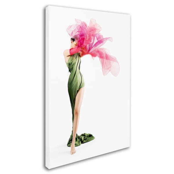 Jose Luis Villar 'Flower' Canvas Art,30x47